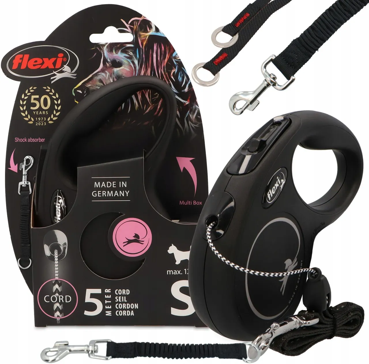 r&oacute;żne typy smyczy dla psa, smycz z amortyzatorem, smycz treningowa