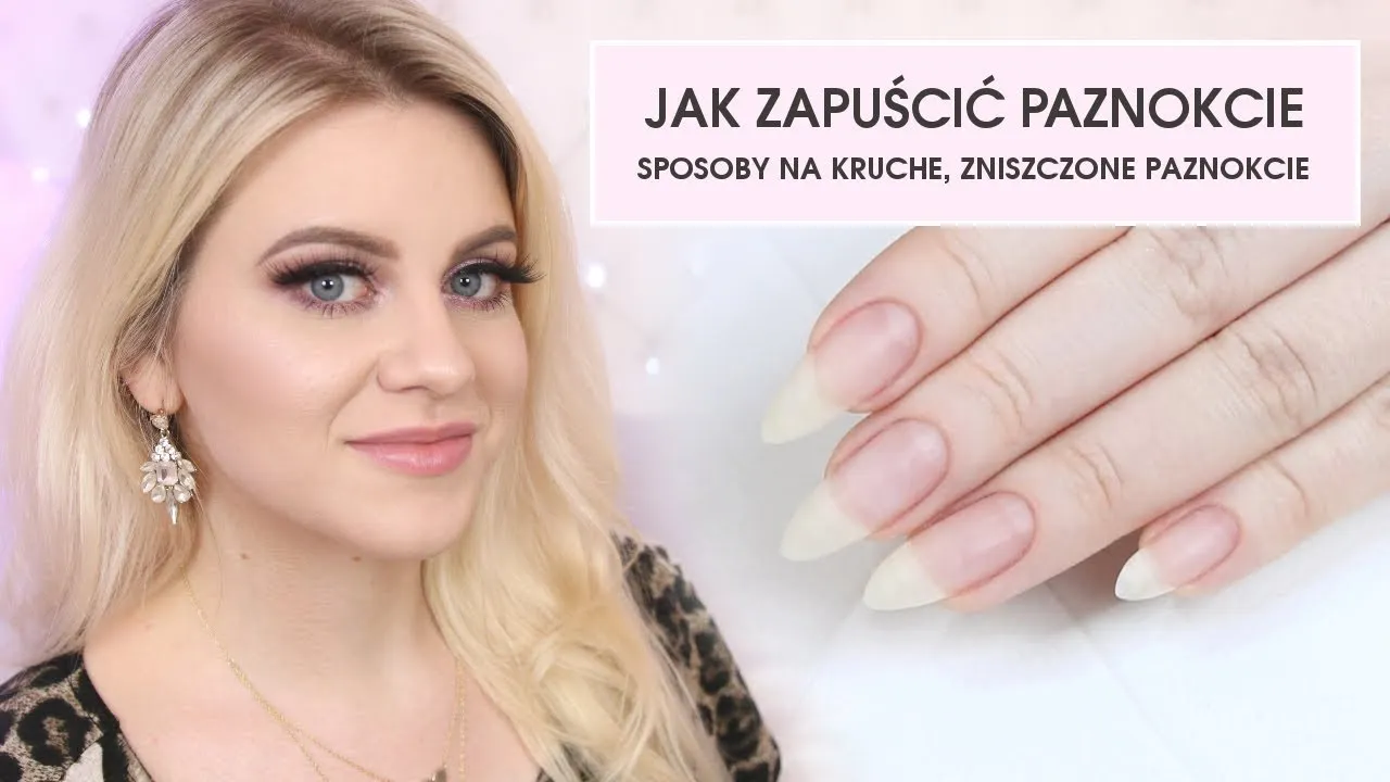 zdrowe i zniszczone paznokcie por&oacute;wnanie