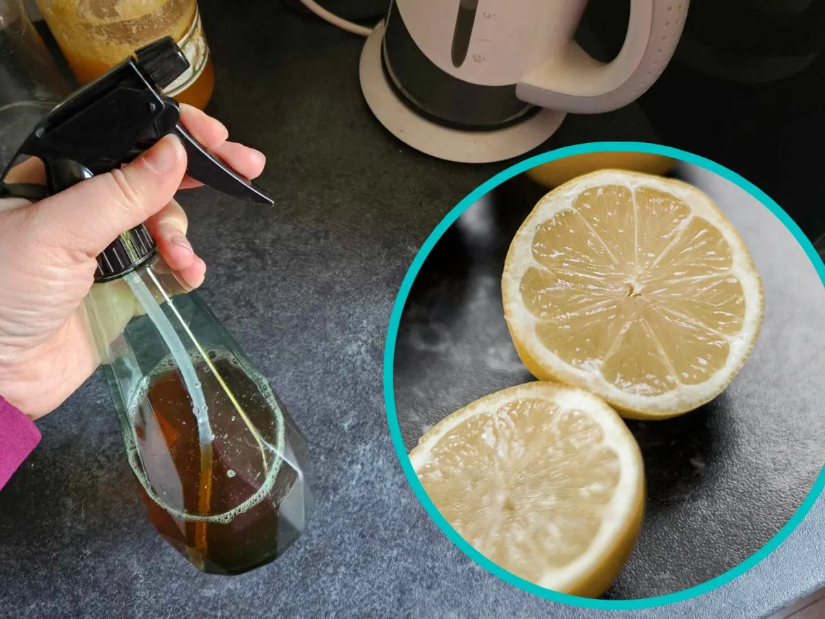 Domowe sposoby na czyszczenie lustra, ocet do czyszczenia, cytryna do czyszczenia