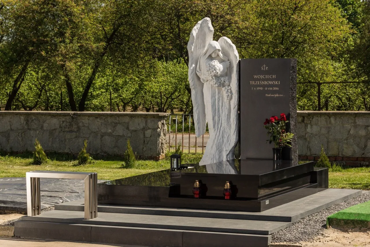 Pomnik z rzeźbą symbolika i ewolucja