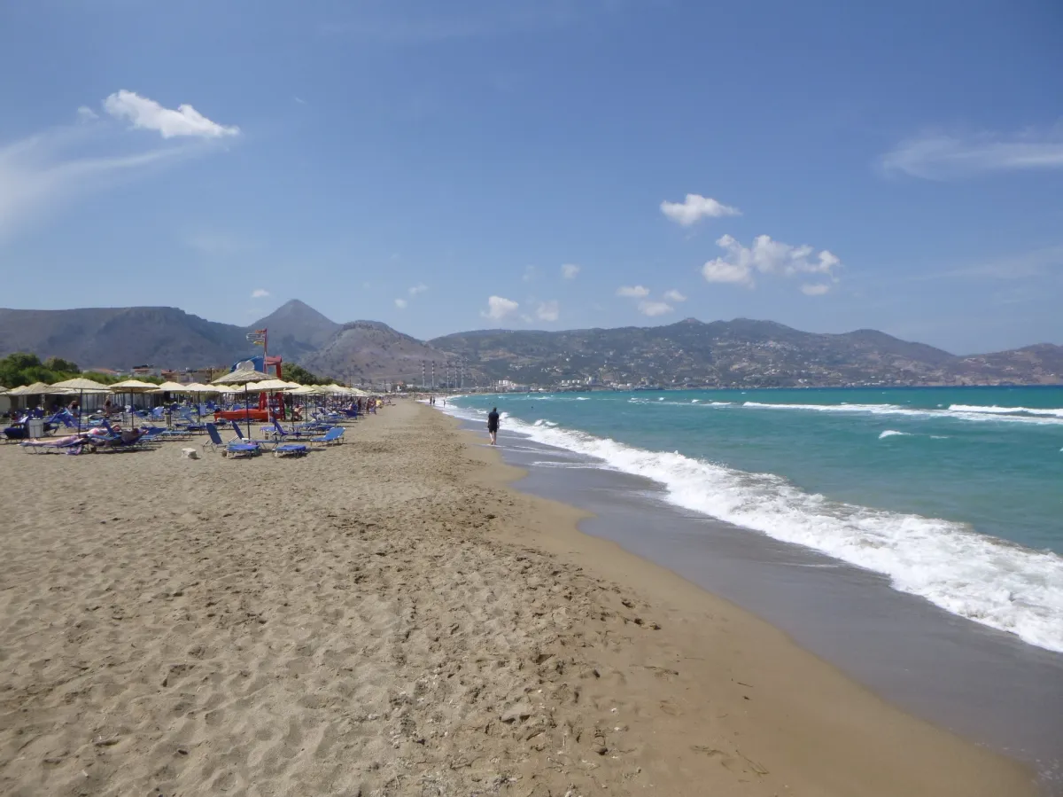 Amoudara plaża Kreta