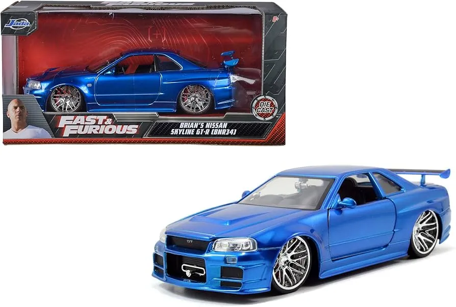 Nissan GT-R modele die-cast Hot Wheels Jada Toys