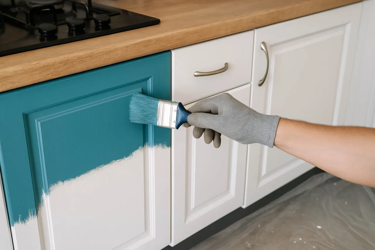 Metamorfoza mebli z okleiny przed i po