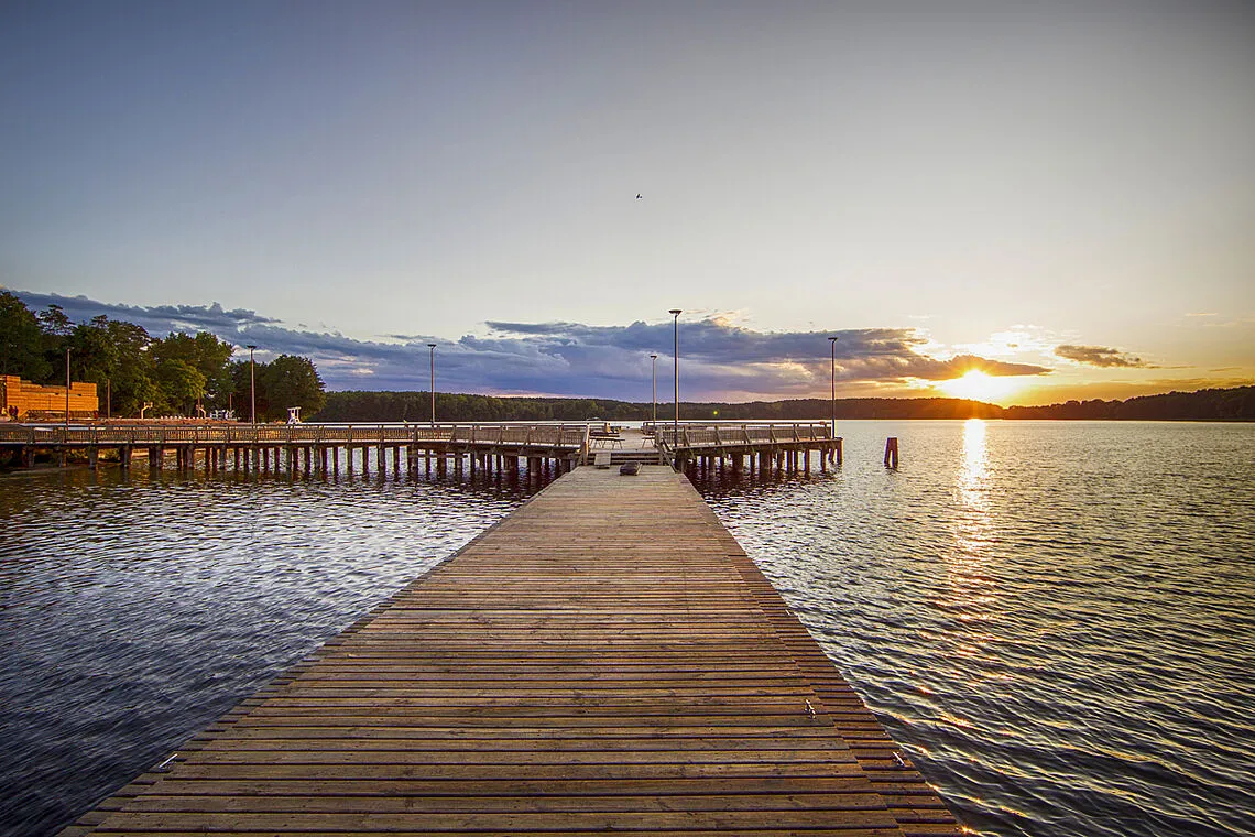 Jezioro Ukiel Olsztyn plaża CRS