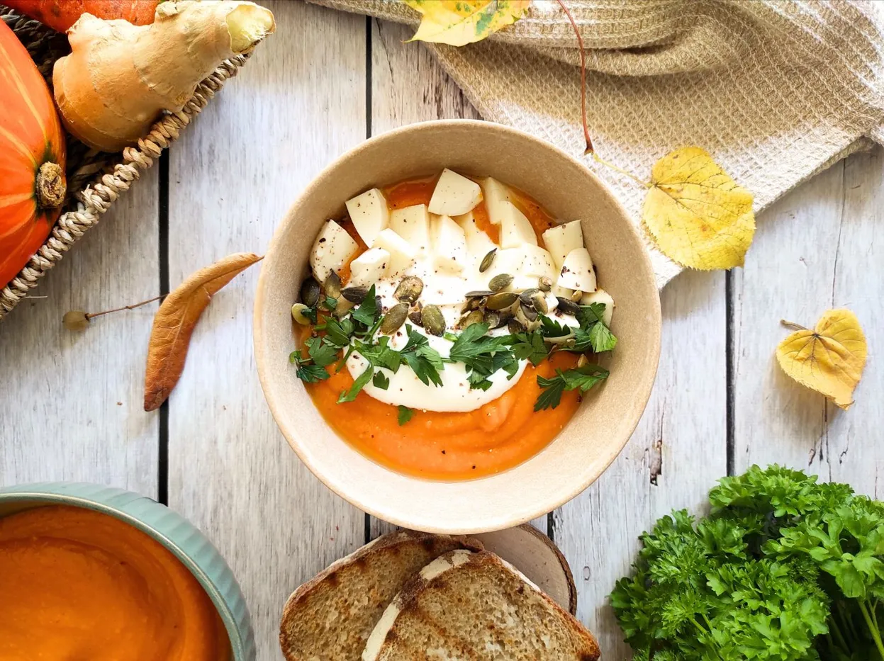 zupa krem z dyni z przyprawami