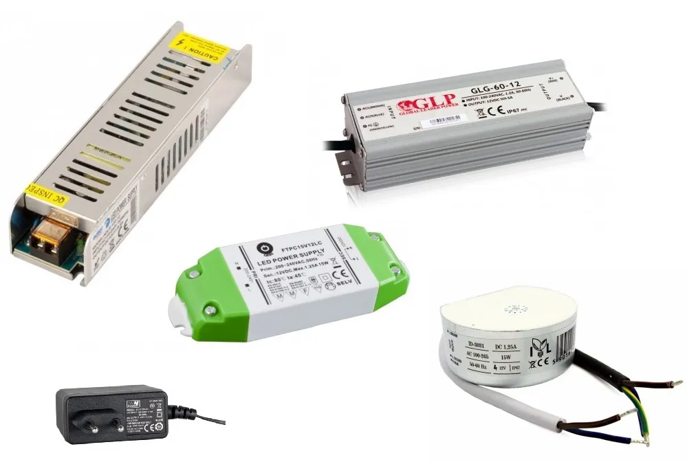 rodzaje zasilaczy do taśm LED