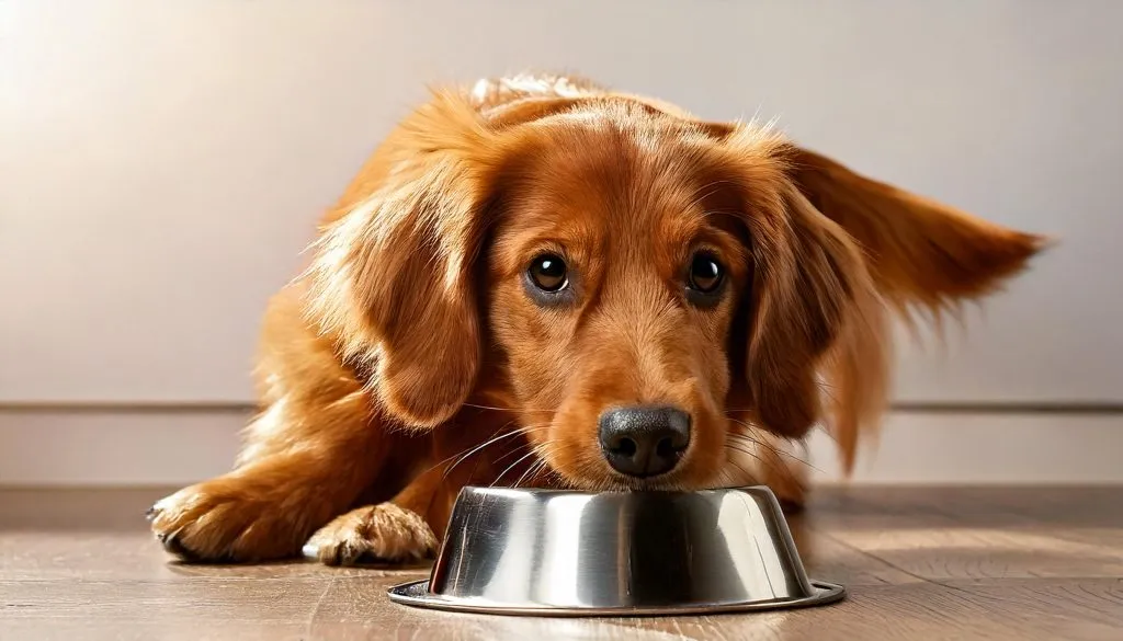 składniki odżywcze jajka, pies z lśniącą sierścią