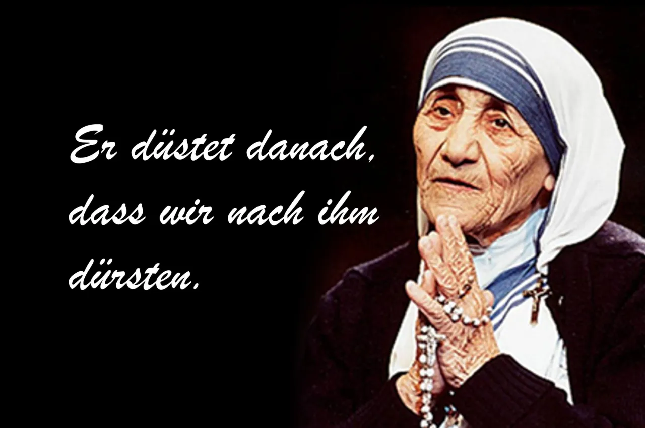 Mutter Teresa Zitat N&auml;chstenliebe Weihnachten