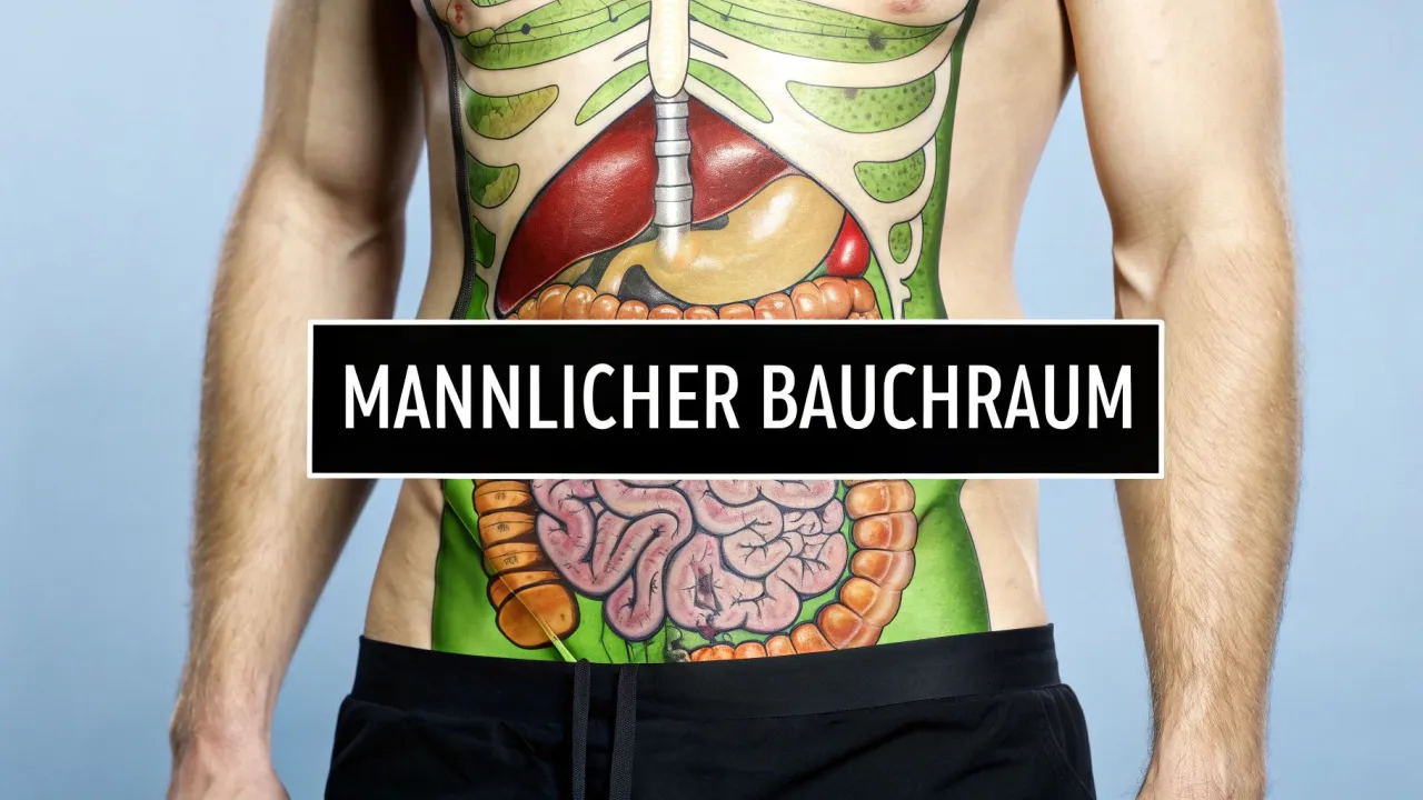 Mann Bauchfett Anatomie