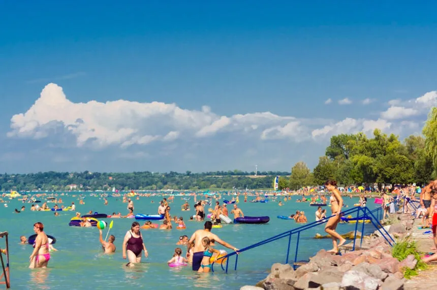 Balaton plaża Tihany