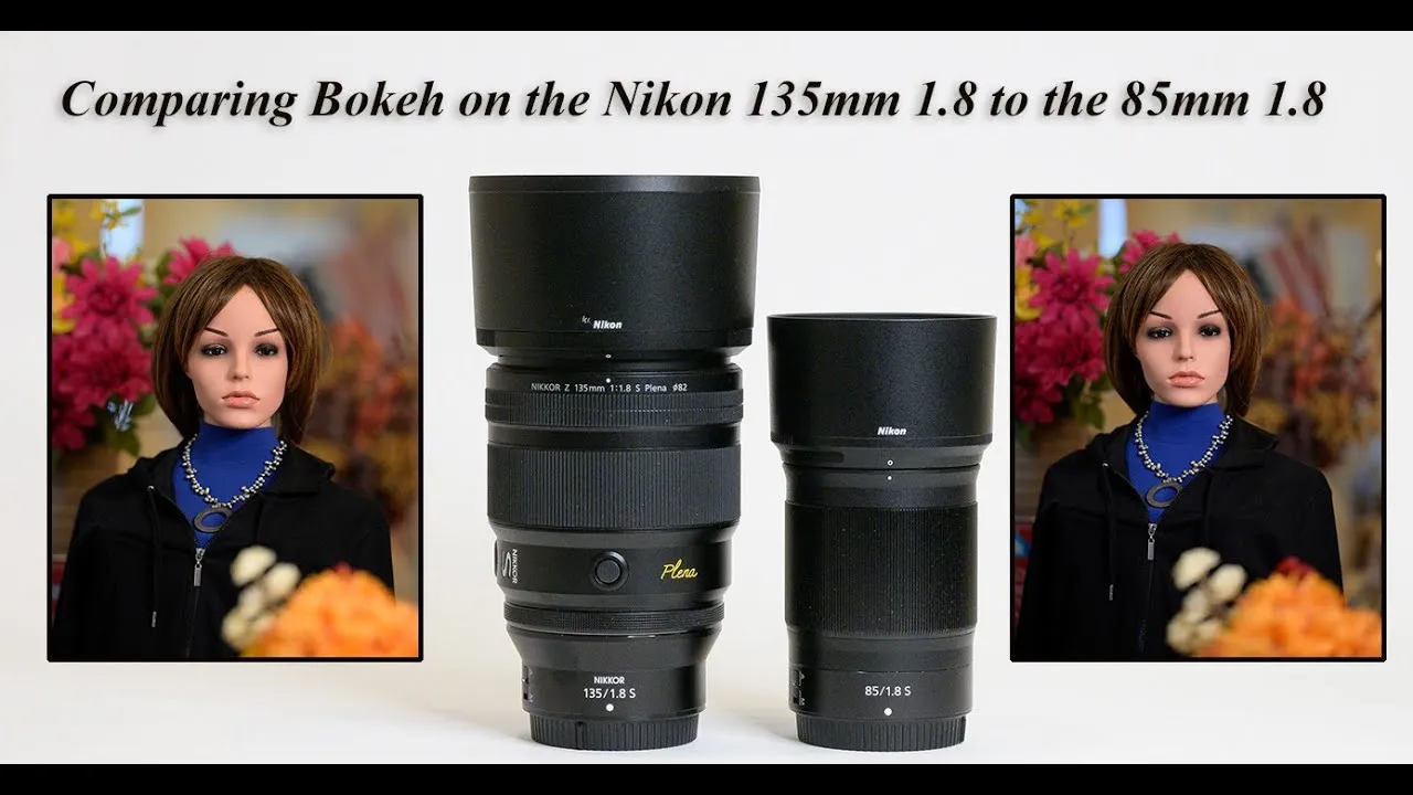 por&oacute;wnanie obiektyw 135mm vs 85mm bokeh kompresja