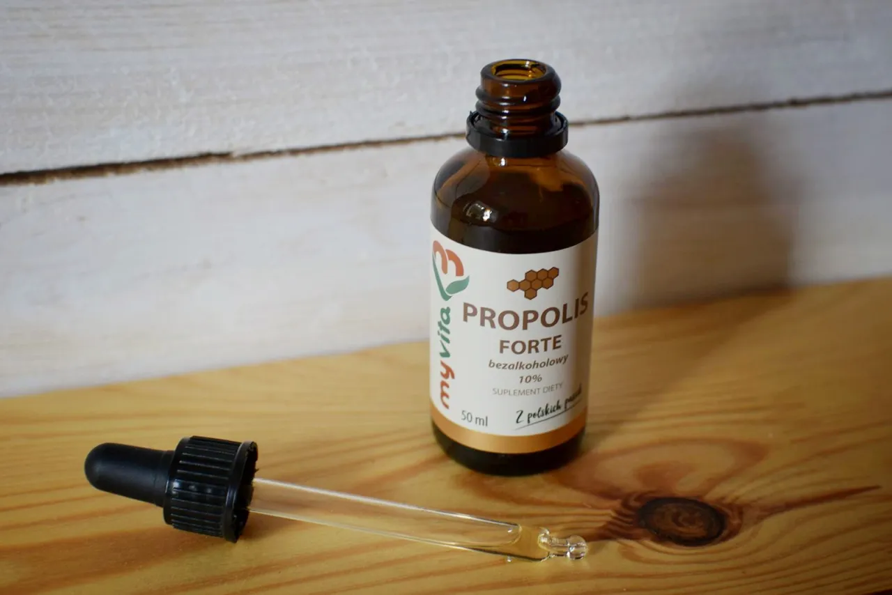 propolis na spirytusie krople