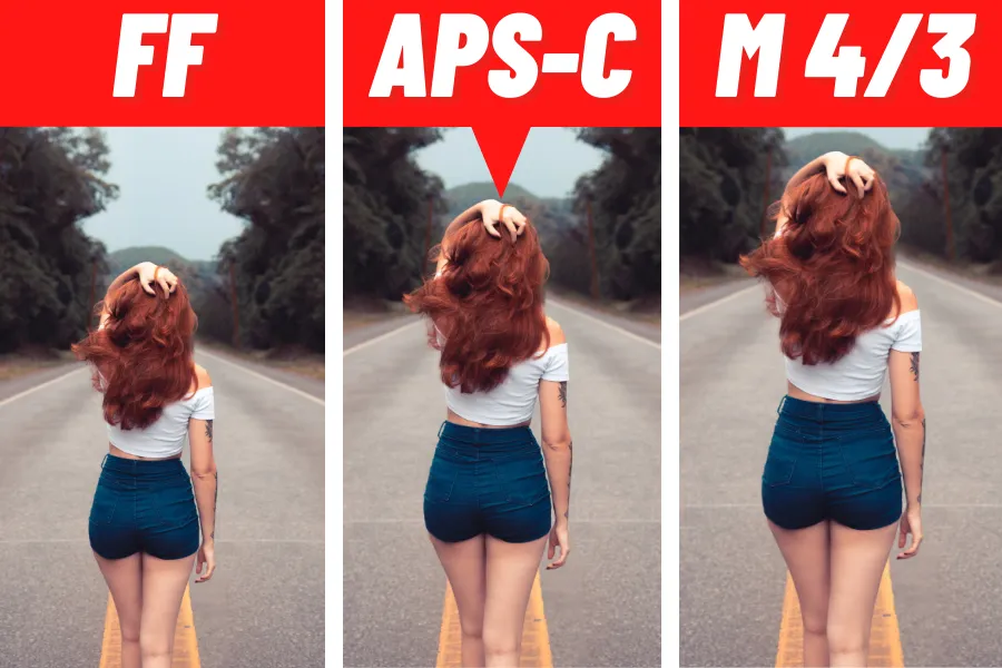 Porównanie matrycy APS-C i pełnej klatki