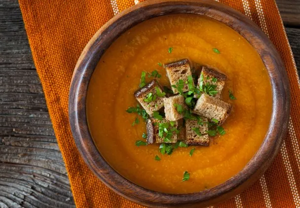 zupa krem z pieczonych warzyw