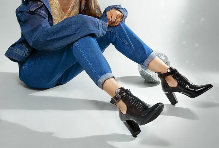 Stylizacje jeansy botki r&oacute;żne fasony
