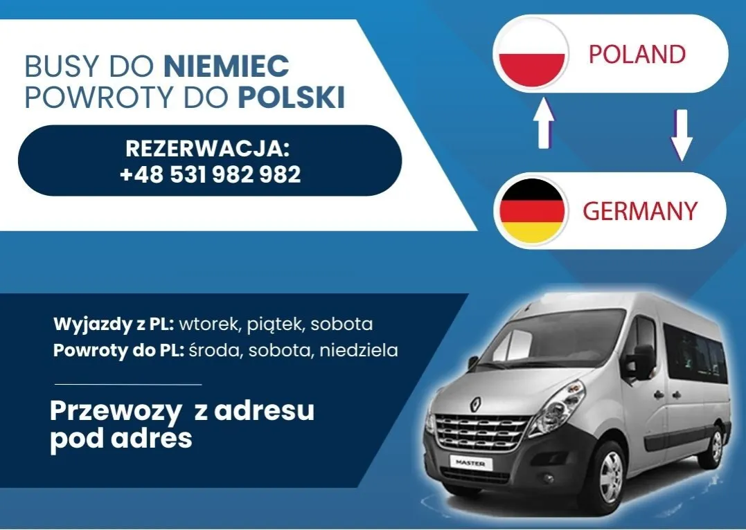 Porównywarka cen biletów bus do Niemiec, promocje busy