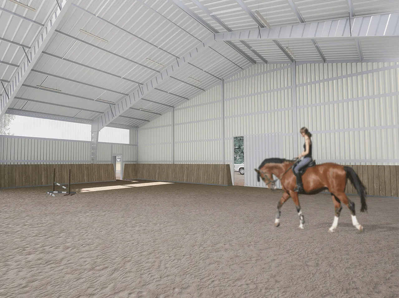 Kryta ujeżdżalnia Stadnina Olimpia