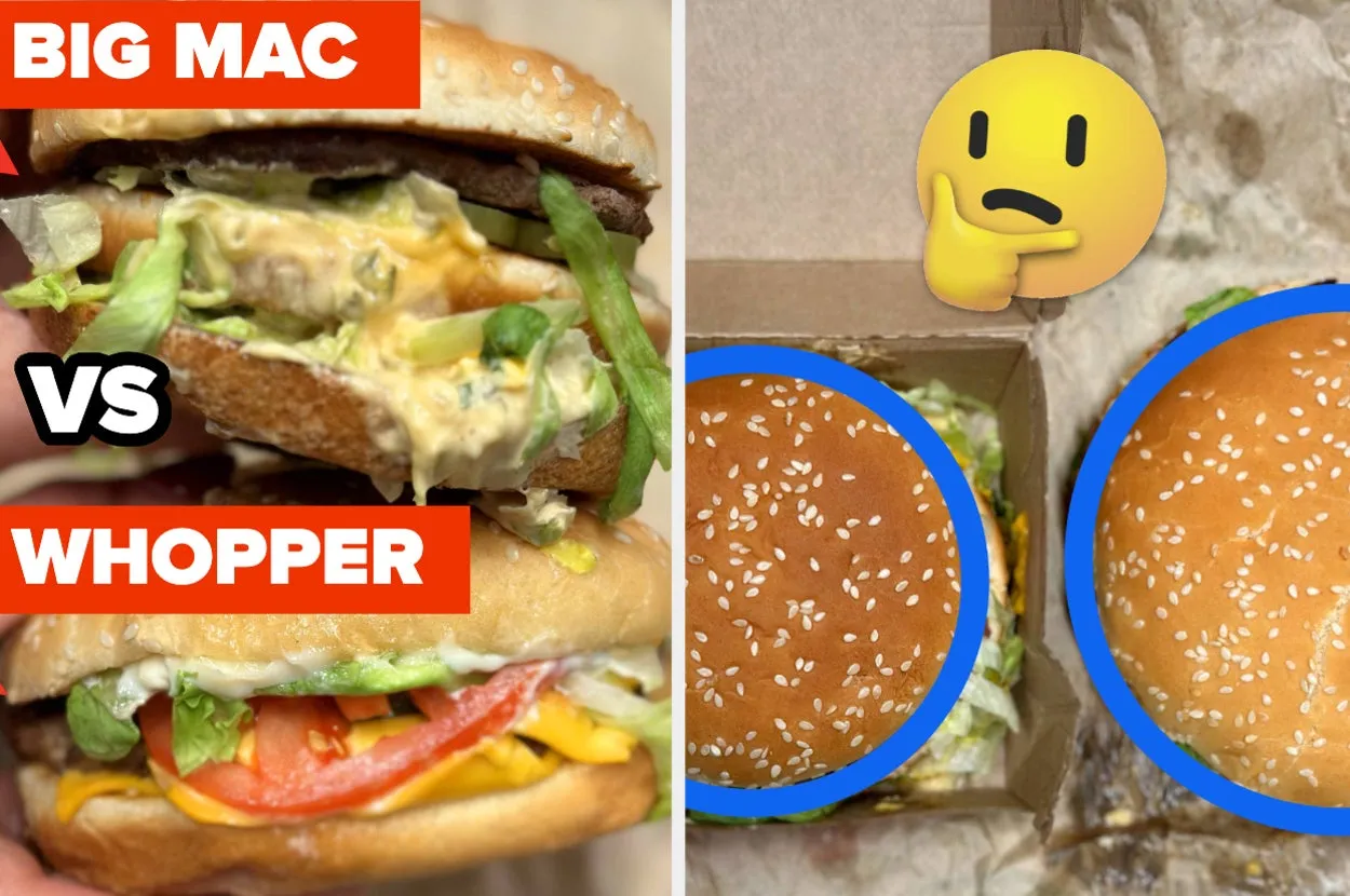 Big Mac vs Whopper comparison
