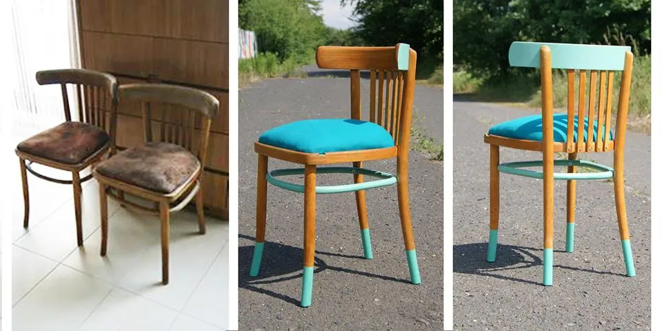 różne style starych krzeseł do upcyklingu