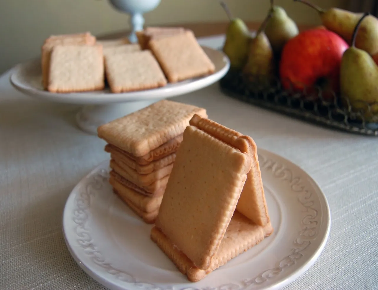 Składniki na herbatniki Petit Beurre