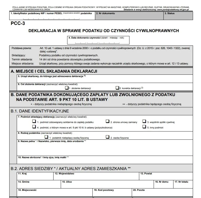 formularz pożyczki online na laptopie