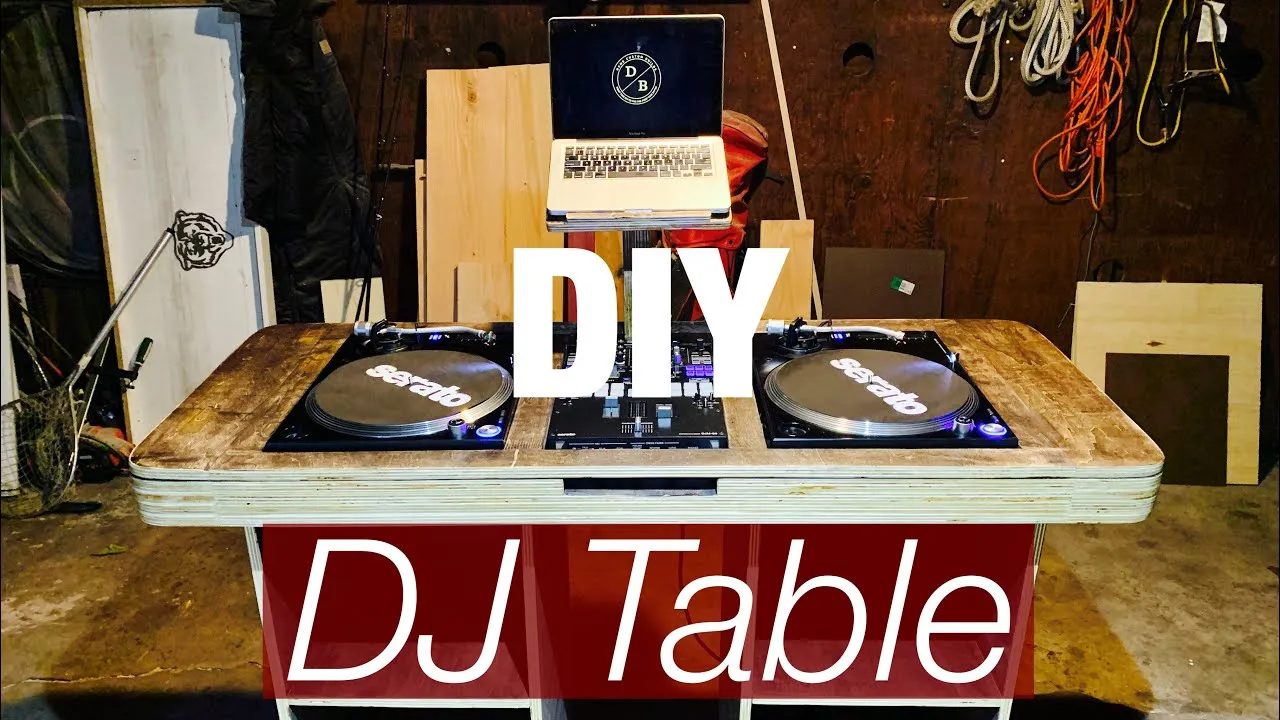 projekt stołu dj diy materiały
