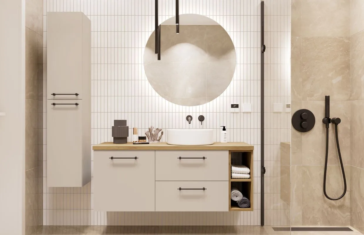 Modne blaty łazienkowe 2026