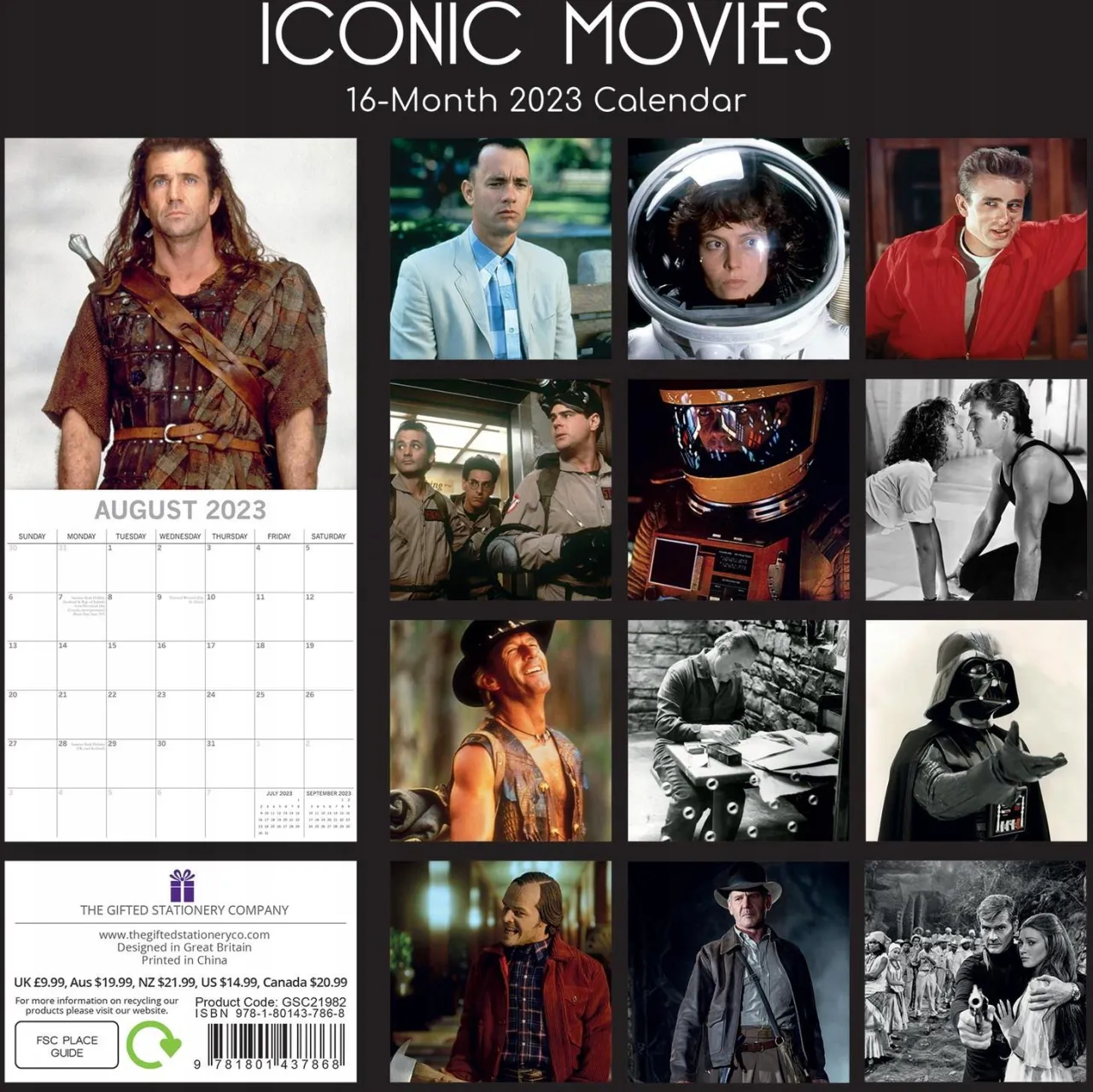 ikony kina fantasy kolaż