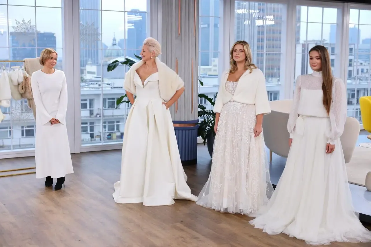 Panna Młoda ślub cywilny zimą stylizacje