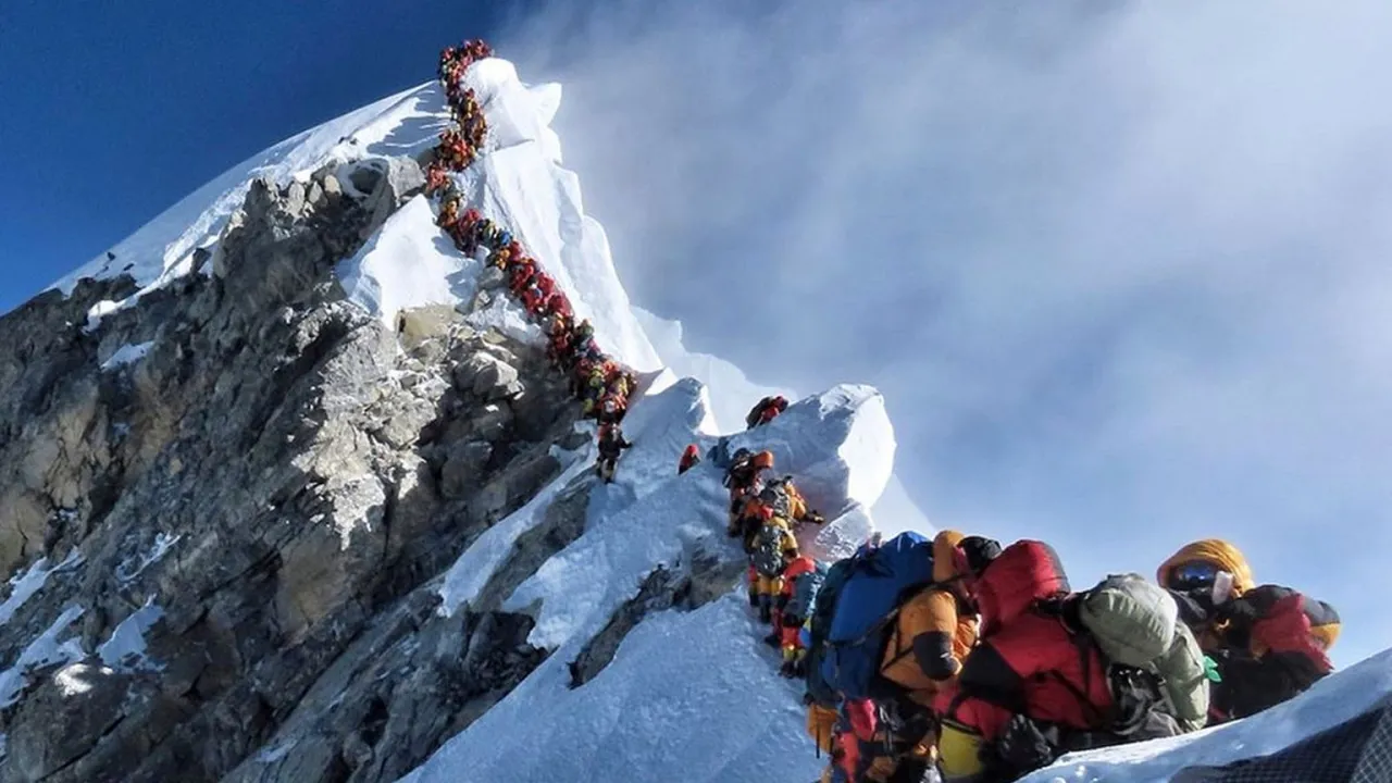 kolejka na mount everest