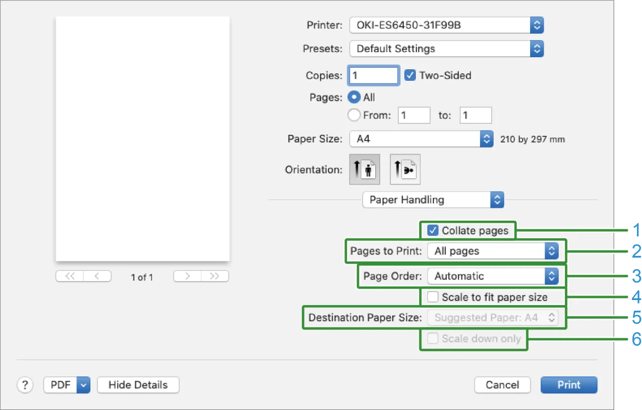 Aktywacja historii drukowania Windows macOS