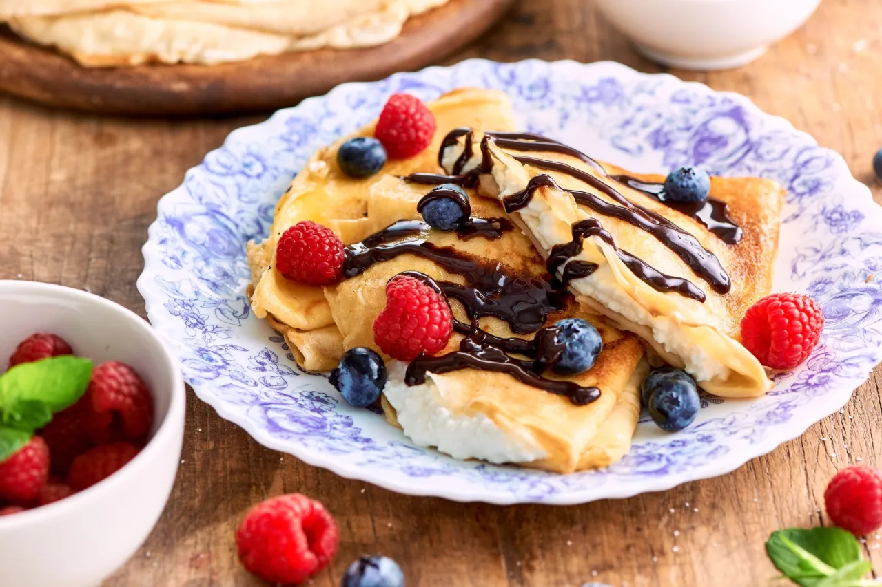 naleśnik z serem na słodko różne wersje