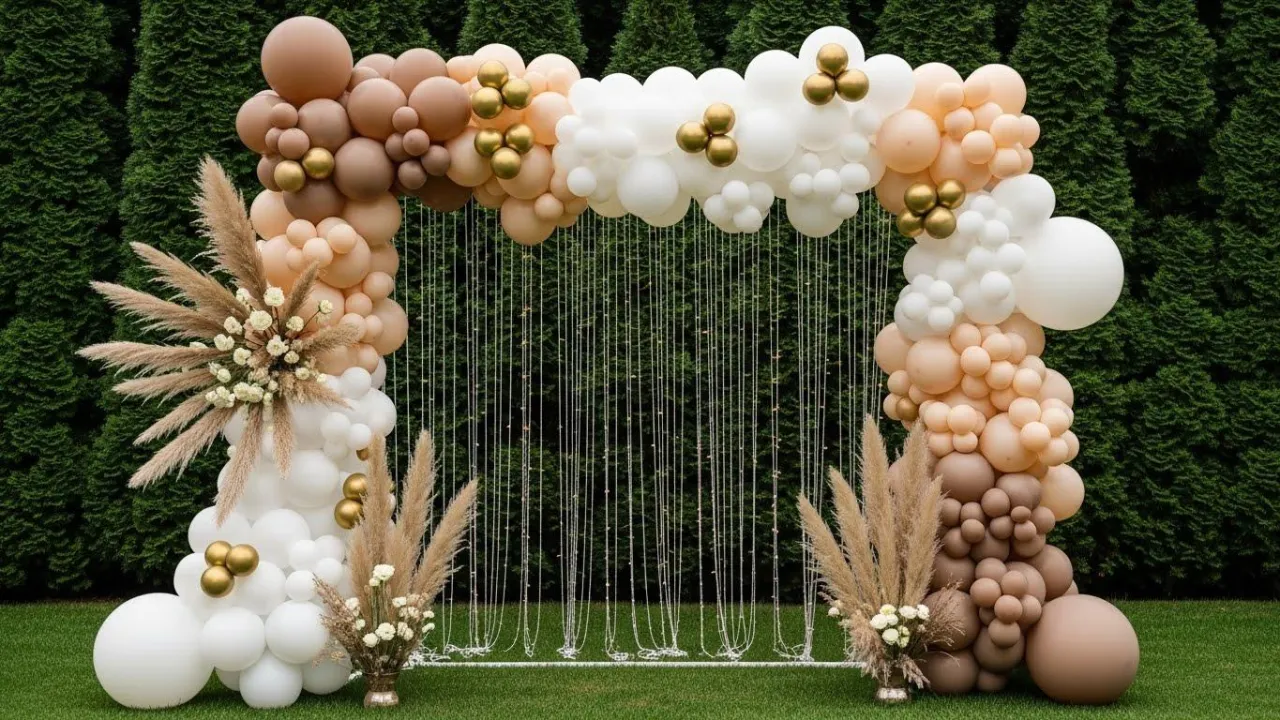 DIY stelaż ścianki fotograficznej z rurek PCV