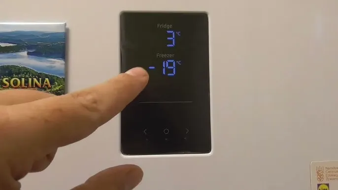 panel sterowania lodówka samsung temperatura