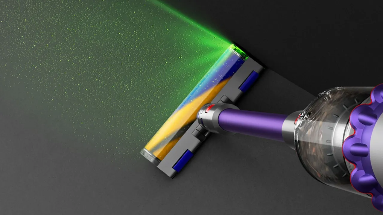 Dyson laser Fluffy Optic działanie