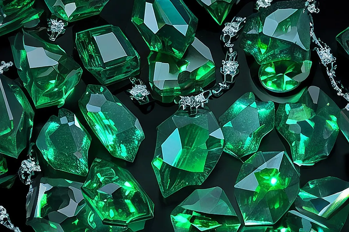 mapa pochodzenia szmaragd&oacute;w Kolumbia Zambia Brazylia