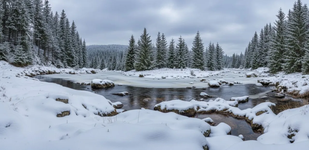 Góry Izerskie krajobraz o każdej porze roku
