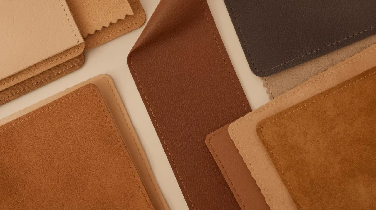 r&oacute;żne rodzaje sk&oacute;r meblowych