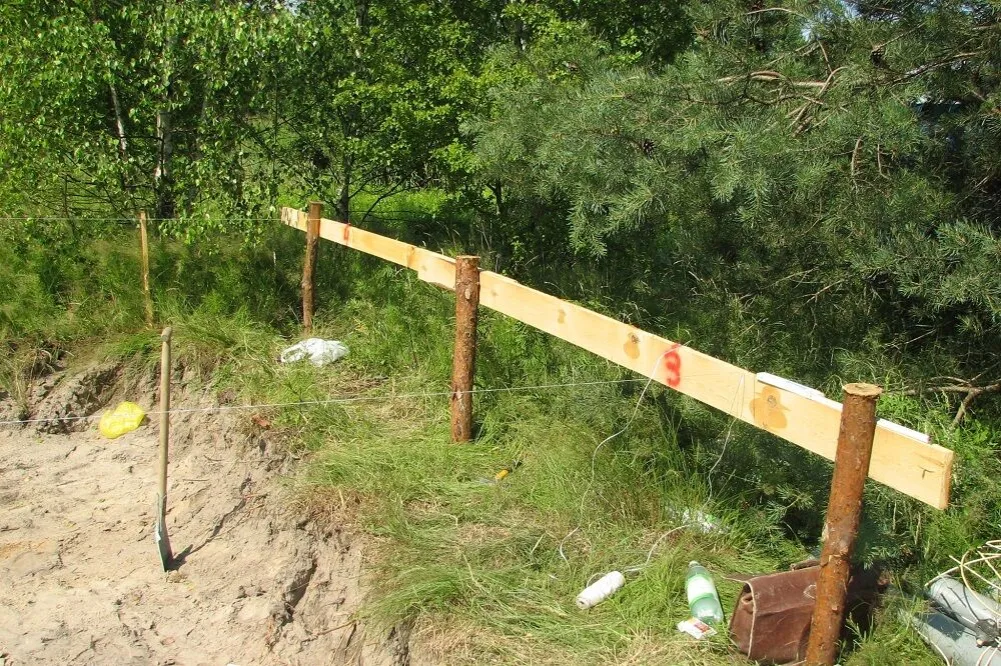 geodeta tyczenie budynku ławy ciesielskie