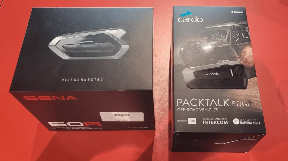 interkomy motocyklowe cardo sena freedconn por&oacute;wnanie