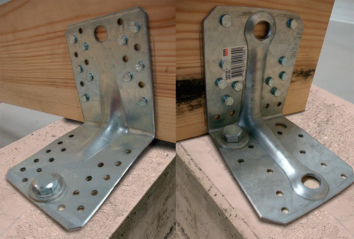 Błędy montażu kotew do drewna