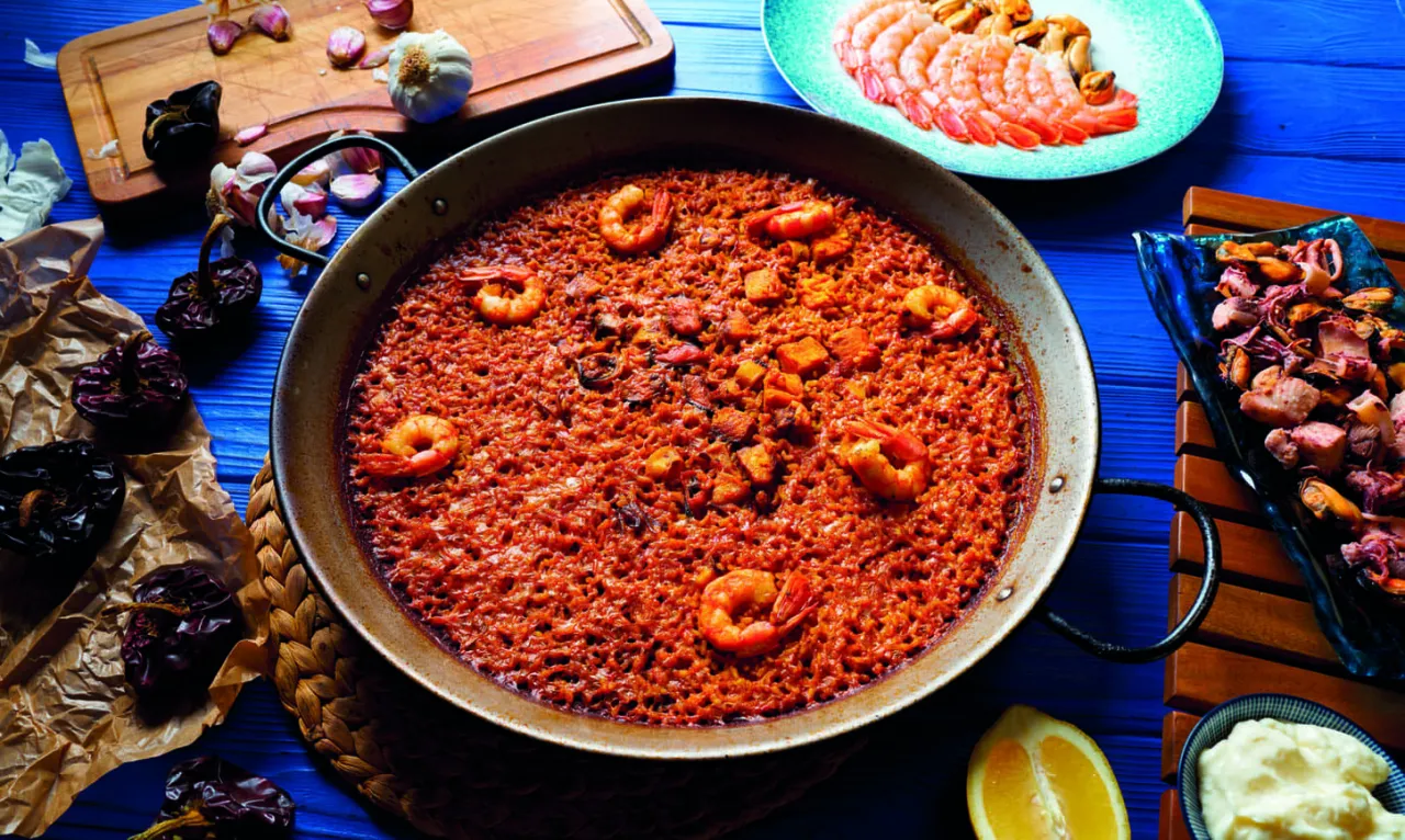 Alicante paella arroz a banda arroz negro