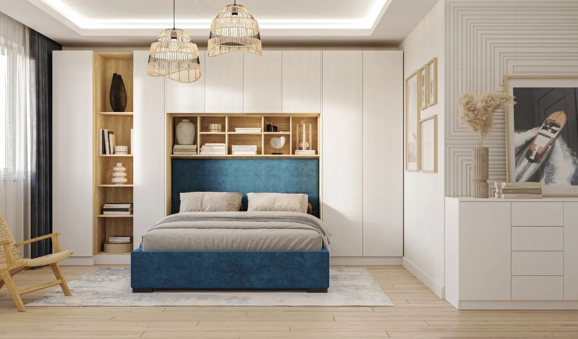 Szafy do sypialni w różnych kolorach