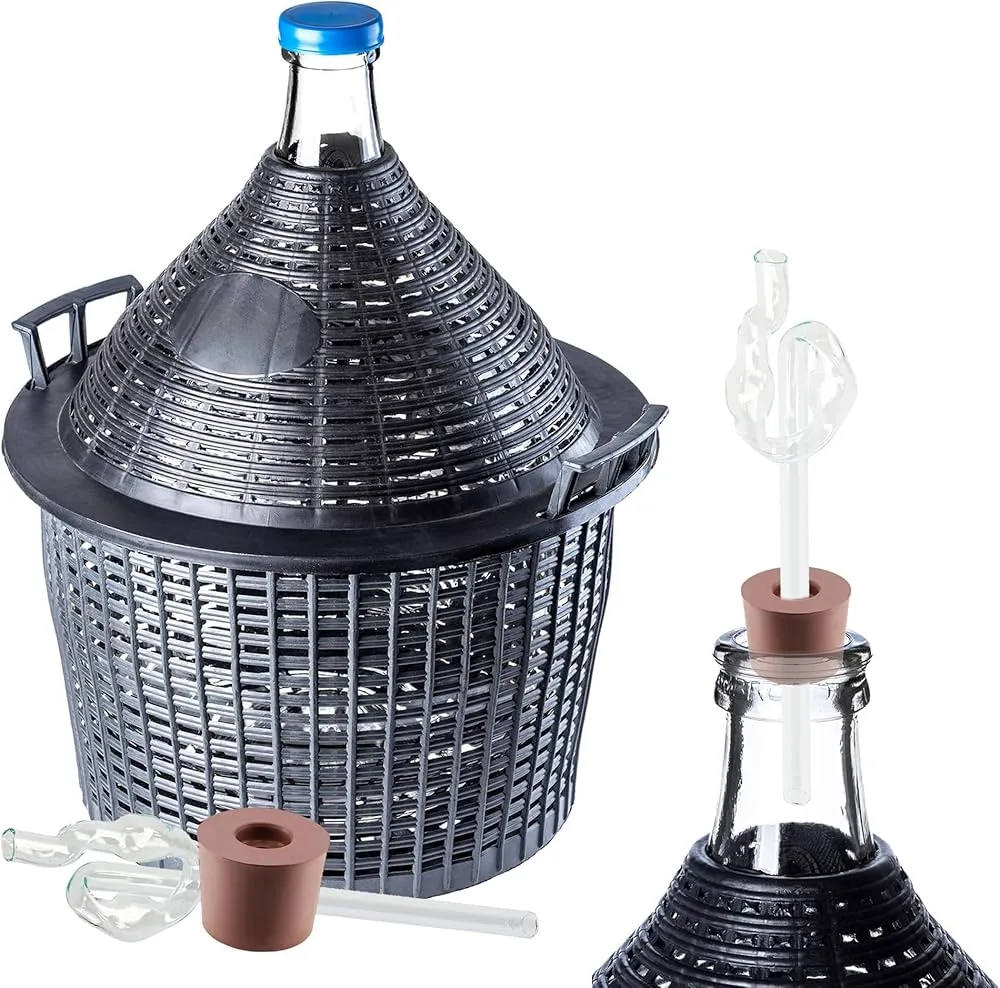 domowe wino fermentacja balon rurka