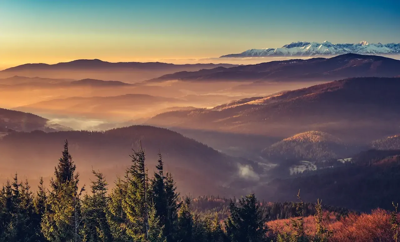 Gorczański Park Narodowy krajobrazy