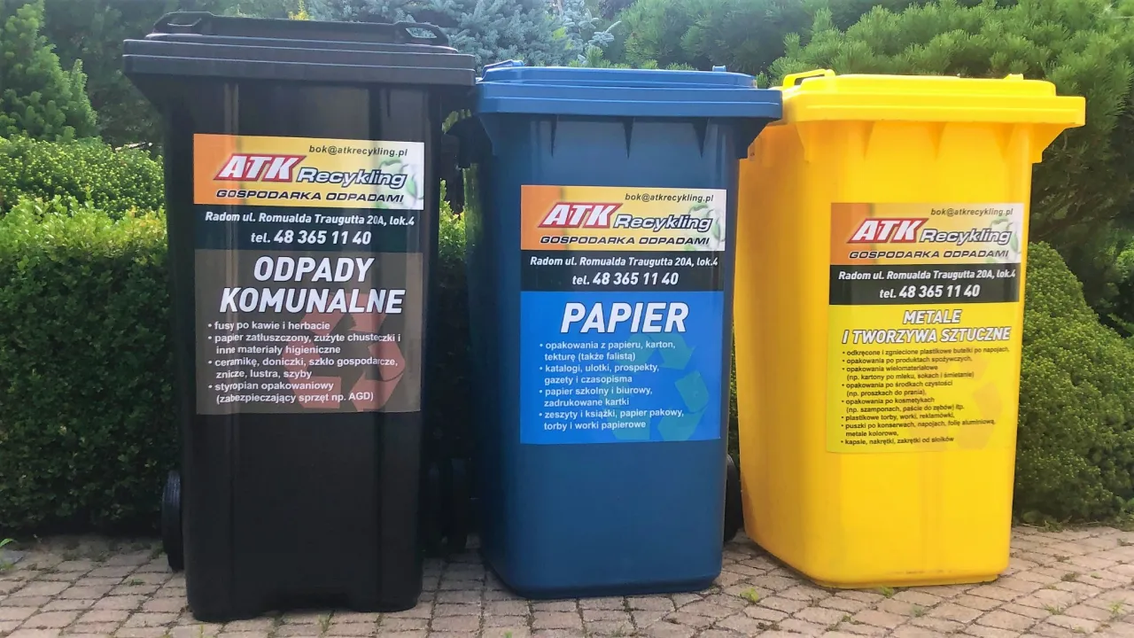 Kontener na odpady ATK Recykling