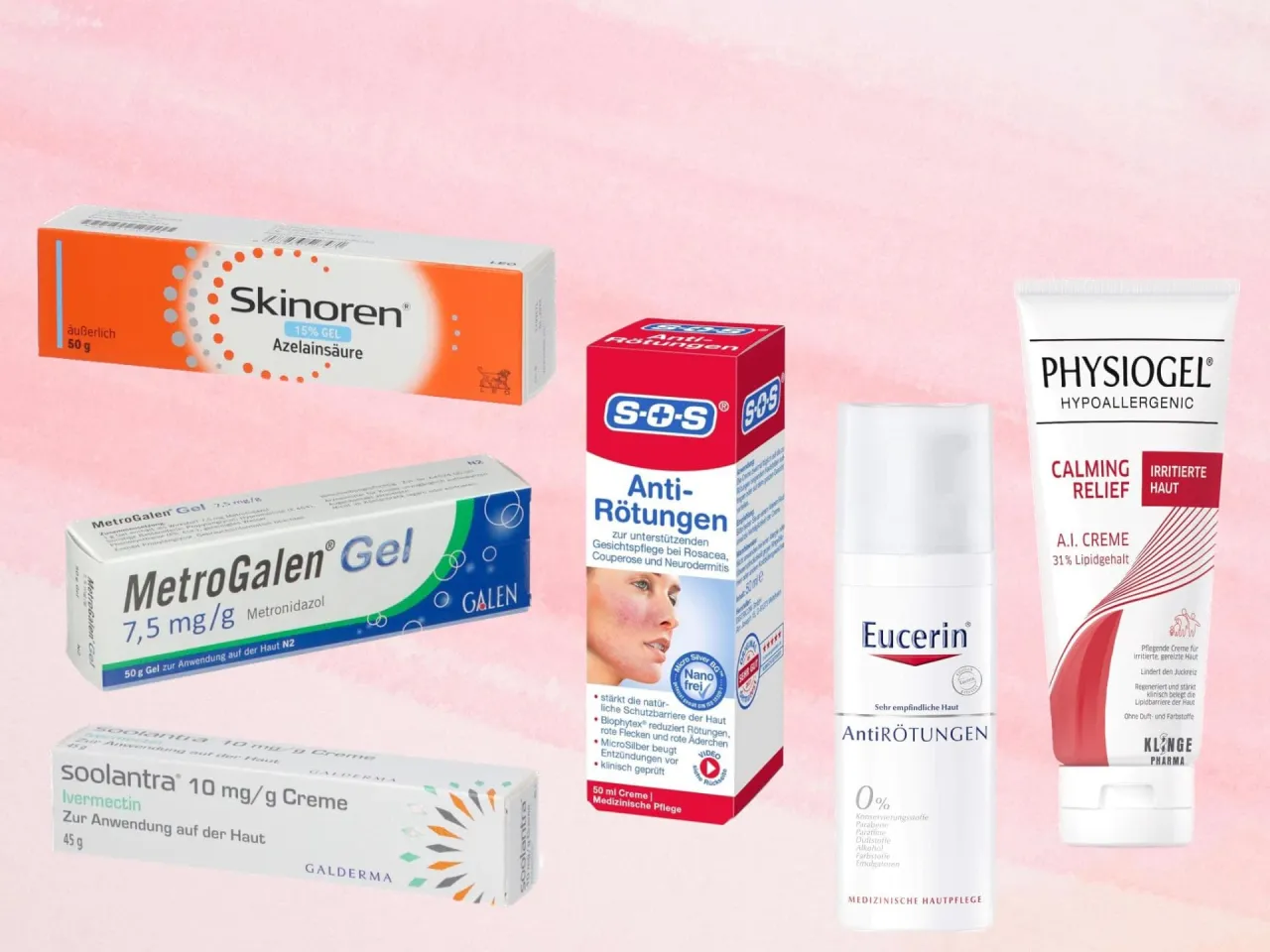 Cremes gegen Rosacea und Rötungen Vergleich
