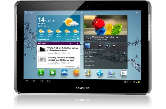 Tablet Samsung Galaxy Tab 2 10.1 objawy zużytej baterii