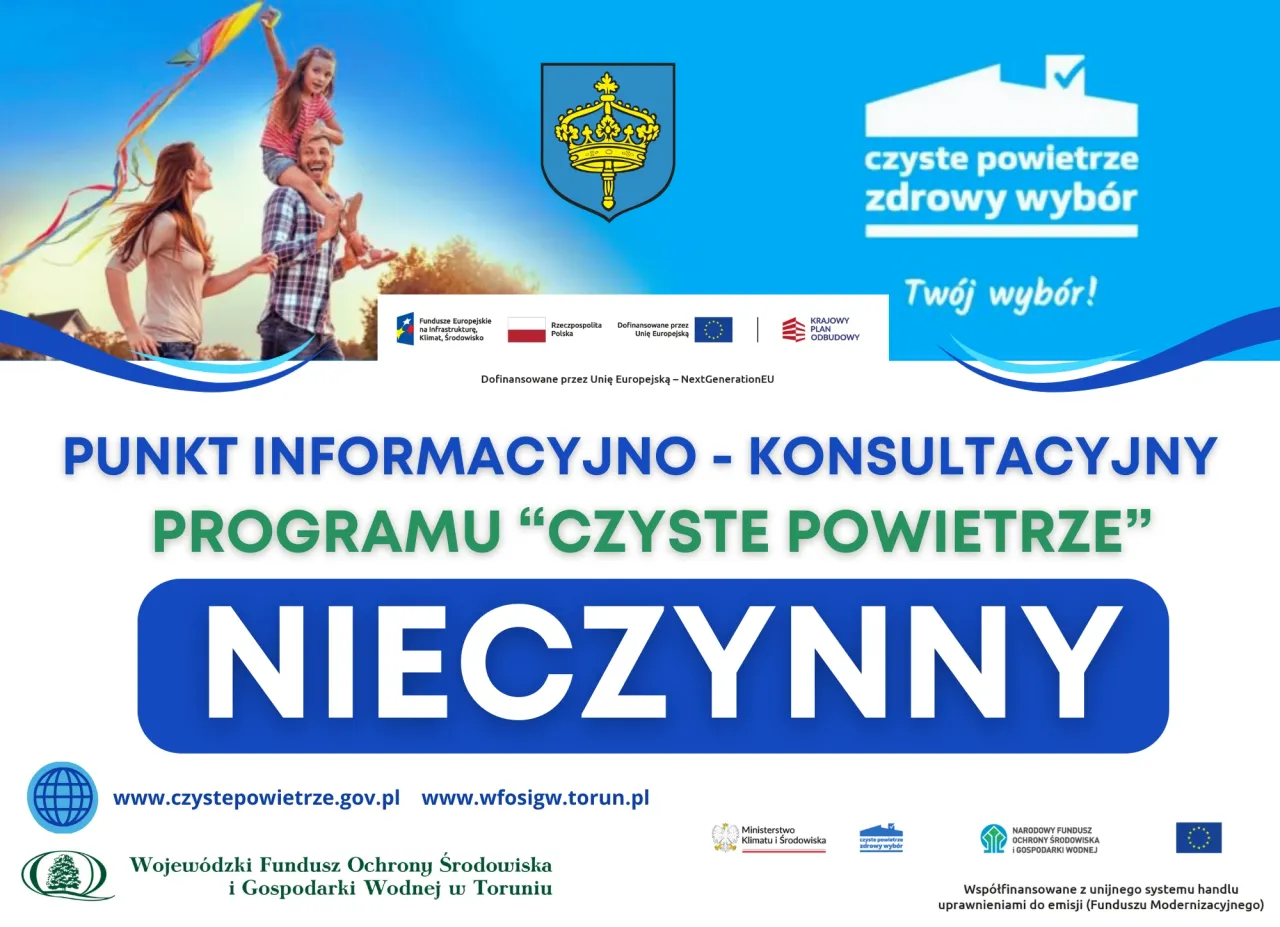 Punkt konsultacyjny Czyste Powietrze Toruń