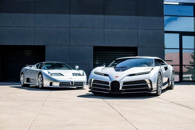 Bugatti EB110 i Centodieci porównanie